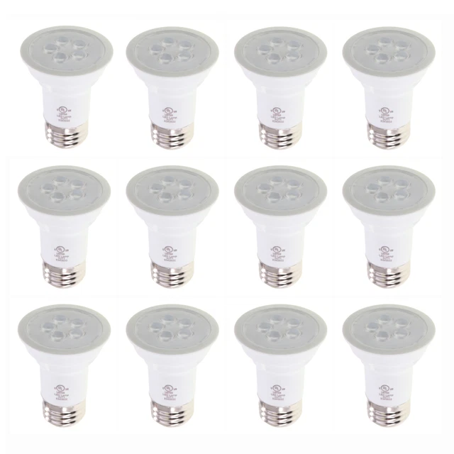 Verbatim 99303 Dimmable Par16 Led Bulb, 120V, E26, 350Lm, 5W, 3000K (12-Pack)