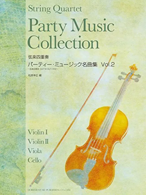 String quartet Party Music Masterpiece Collection Vol.2 Sheet Music Book