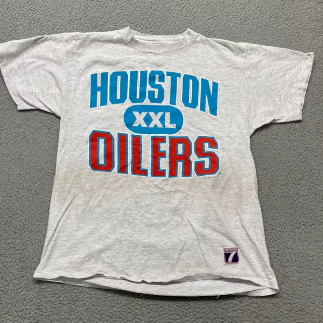 Vintage NFL Houston Oilers Shirt Unisex Heavy Cotton Men Women S-3XL KV1311