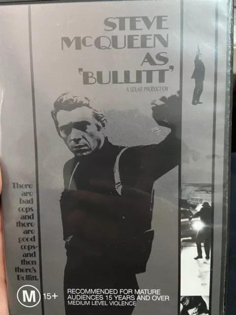 Bullitt region 4 DVD (1968 Steve McQueen action thriller movie)