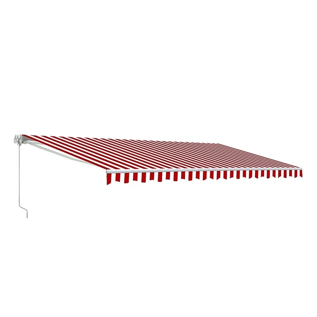 MOTORIZED RETRACTABLE AWNING Electric Patio Sun Shade Canopy 16 ft