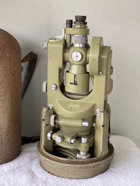 Vintage WILD Heerbrugg T1A- Accurate Surveying Theodolite - Pre Owned