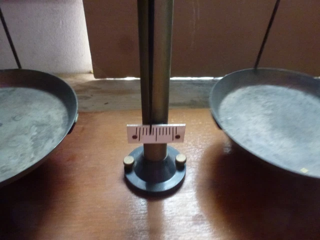 Antik Waage Apothekerwaage Präzisionswaage 50er Jahre Chemielabor Chemikerwaage  3