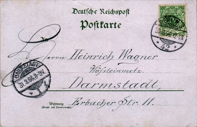 LITHO GRUß AUS BERLIN LANDES AUSSTELLUNG PALAST 3 BILD COL. 1896 2
