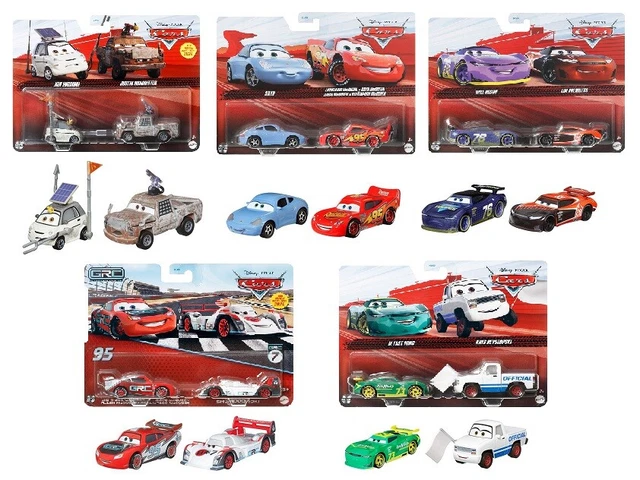 Cars – Lot De 10 Mini Véhicules Die-Cast Surprises – Roues Rotatives – Personnages Du Film – Dès 3 Ans – Idéal Collection Et Jeu