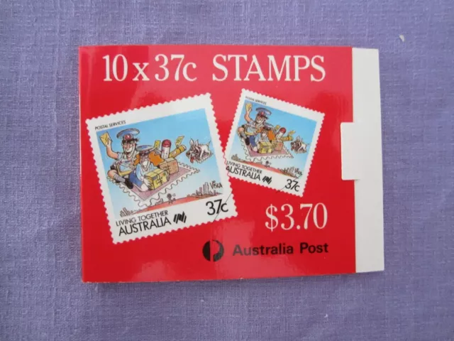 Australian 37c Living Together stamp booklet 1988 complete  pristine  MNH CHEAP