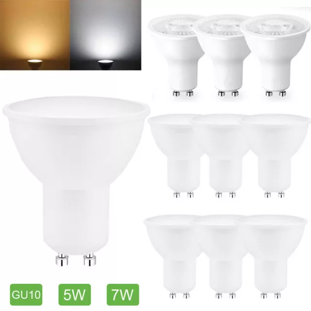 20x GU10 LED Birne Leuchtmittel 5W 7W Spot Strahler Kaltweiß Warmweiß Glühbirne