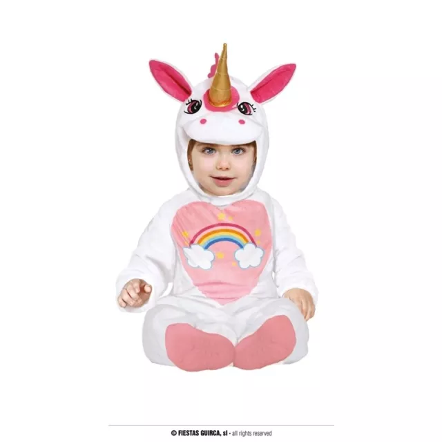 Costume Unicorno Carnevale Vestito Guirca Neonata Unicorn Bambina Neonata Abito