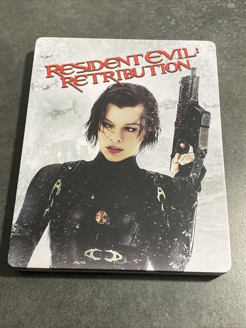 Resident Evil Retribution Bluray + Dvd Steelbook Zavvi Uk Milla Jovovich