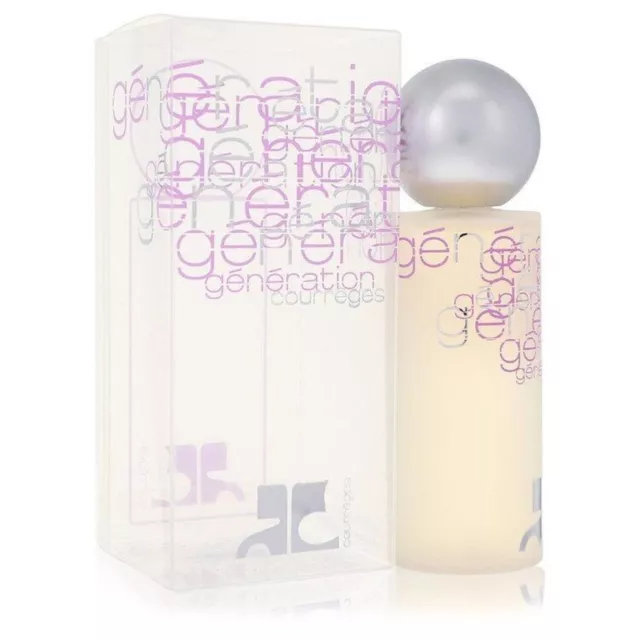 Courrèges Génération - Eau de Toilette Spray pour Femme 50ml NEUF & AUTHENTIQUE