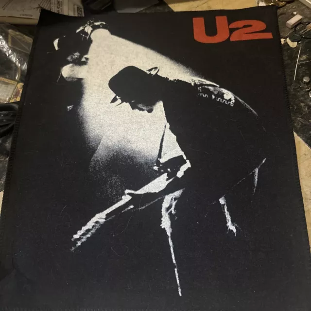 Unused 1990s  U2 Rattle And Hum  11” By 14”Back Patch