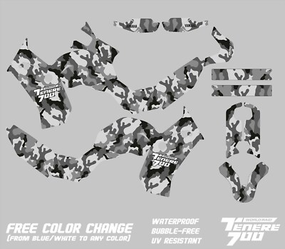 YAMAHA T7 TENERE 700 2019 2020 2021 2022 Durable Stickers Kit Decal YAMAHA T7 TENERE 700 2019 2020 2021 2022 Durable Stickers Kit Decal