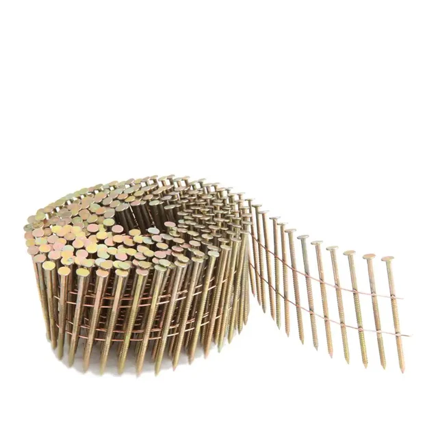 15-Degree .092 In. X 2-1/2 In. Wire Collated Galvanized Ring Shank Coil Siding N