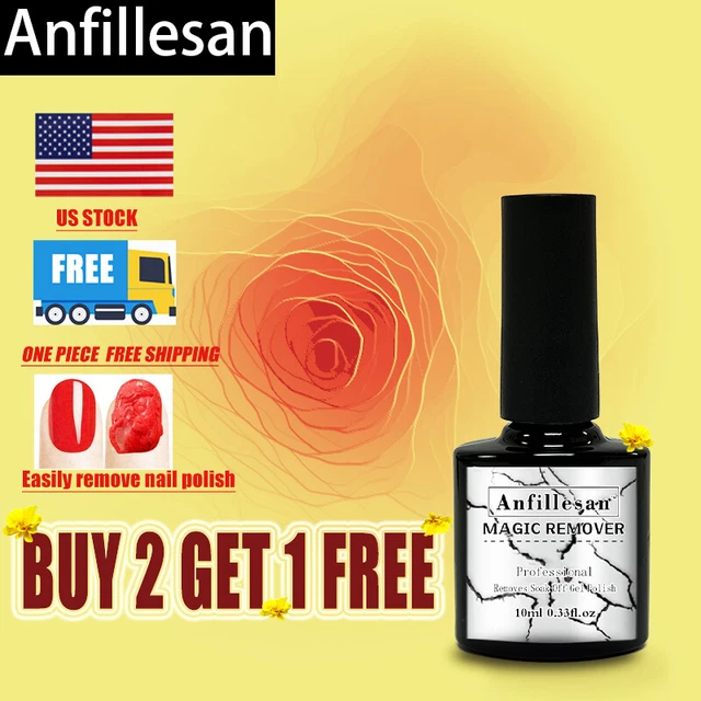 Removedor mágico de gel de uñas Anfillesan Burst esmalte abrigo de gel limpiador desengrasante imprimación