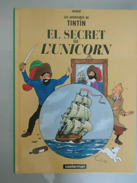 Mini Tintin 22X17 El Secret De L'unicorn Descatalogado Panini Muy Raro
