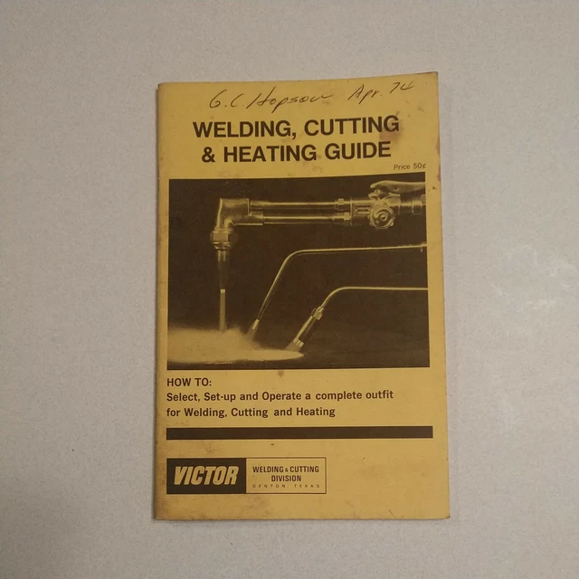 1969 Victor Welding & Cutting Guide