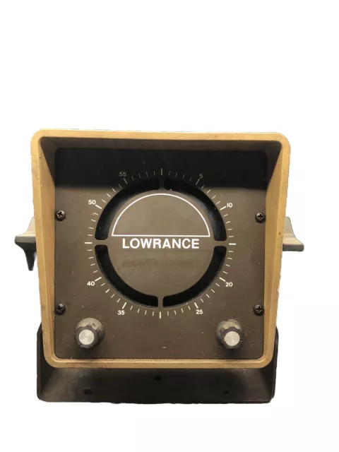VINTAGE LOWRANCE LFG-306 Locator/Sounder - Depth Finder. UNTESTED
