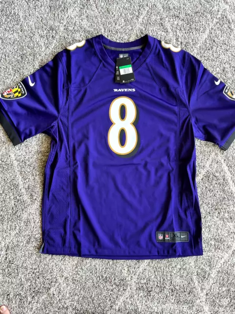 Nike Men's Baltimore Ravens Zay Flowers Game Jersey - Purple - XXL Each