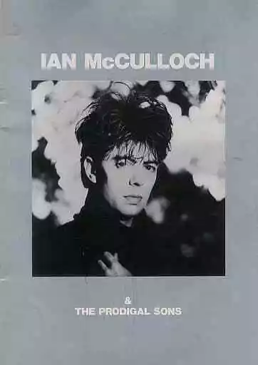 Booklet Tour Book Live Concert Pamphlet Ian Mcculloch The Prodigal