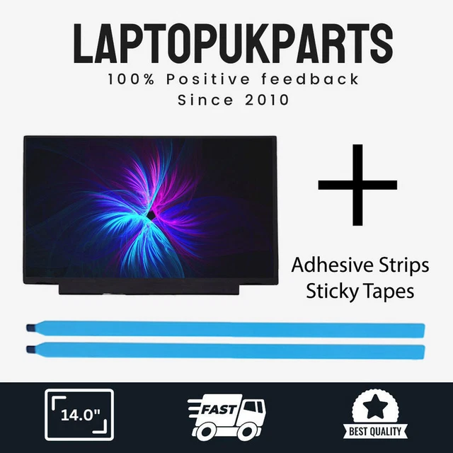 Fits For Dell DP/N 4K1TH CN-04K1TH 14" IPS LCD FHD Laptop Screen + Strips