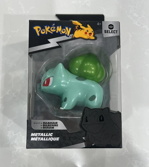 JAZWARES POKEMON SELECT Metallic Bulbasaur 3" Battle Figure NEW Limited