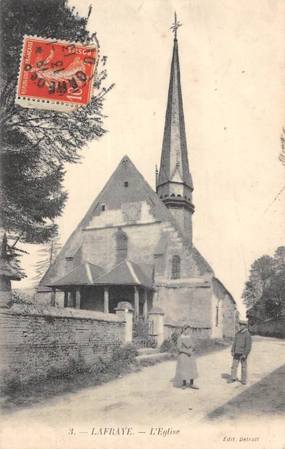 Cpa 60 Lafraye / Eglise