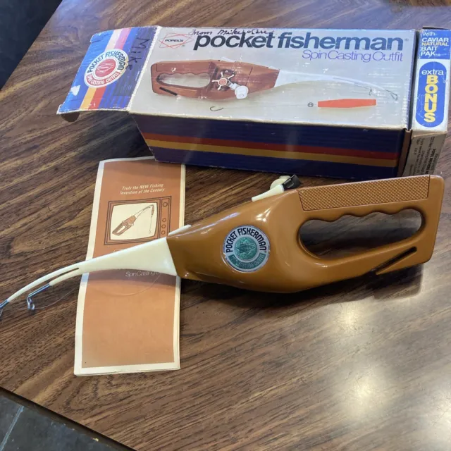 POCKET FISHERMAN ALL-IN-ONE Portable Rod and Reel Combo Spin
