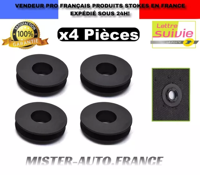 x4 Clips Fixation Attache Tapis de Sol Compatible pour Peugeot//Citroen DS4/5/6