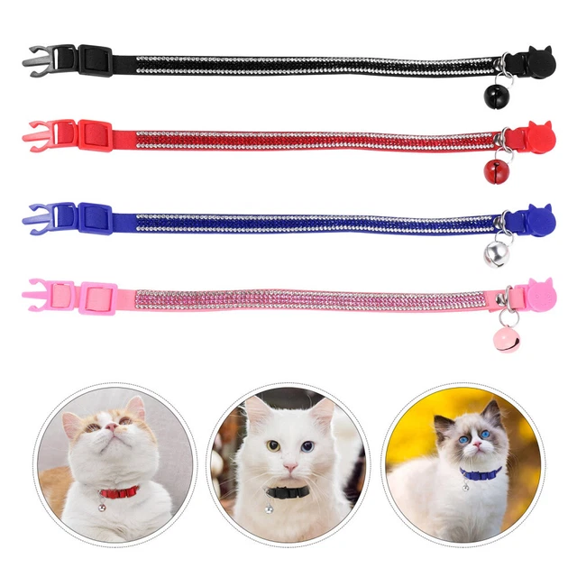 4 pz collare strass per gatti vacanza collare per cani strass