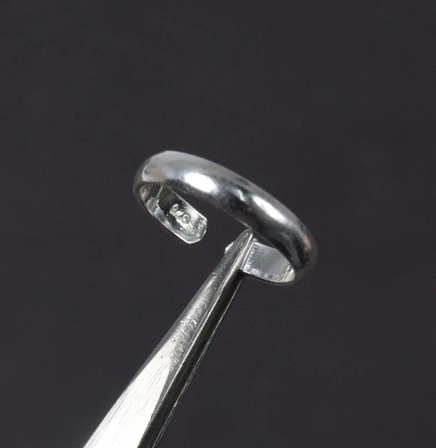 WHOLESALE 925 11PC Solid Sterling Silver Plain Adjustable Toe Ring Lot ...