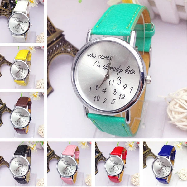 POLSO Who DA OROLOGIO GENEVA Cares DONNA AL QUARZO ALLA MODA ic
