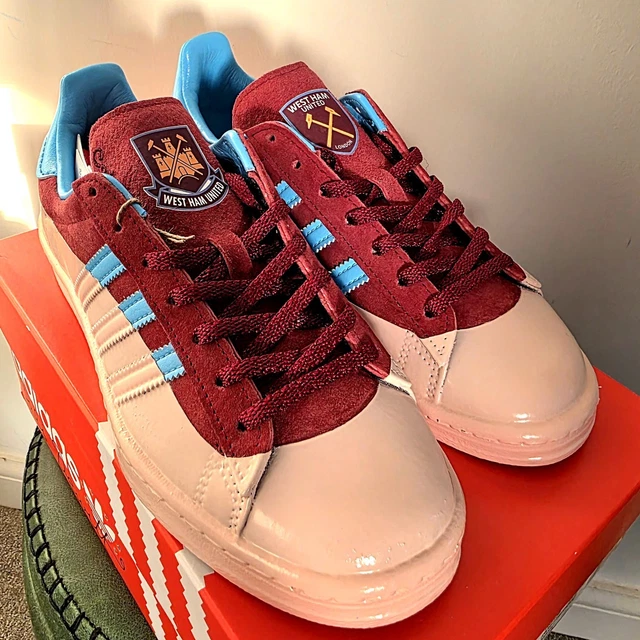 adidas gazelle silver green womens West Ham United print Spezial trainer on high quality matte art paper!   Striped Circle