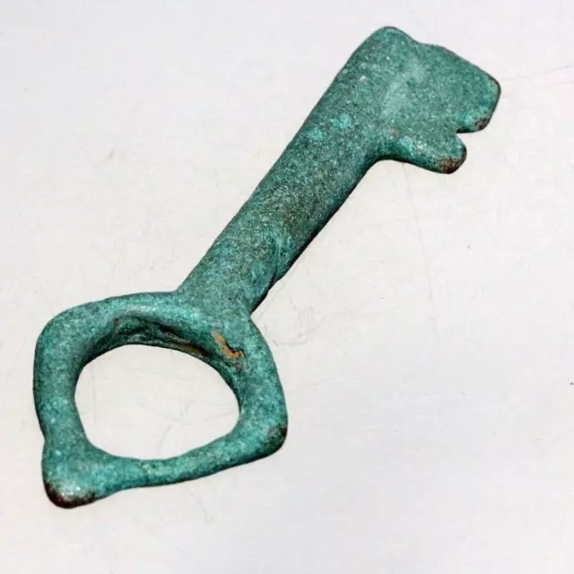 Rare Byzantine Bronze Key Circa 500 Ad