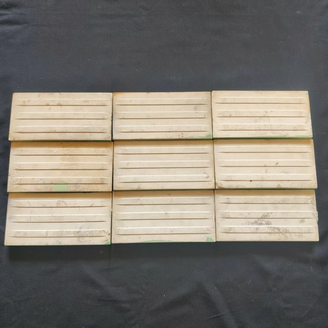 1940s Vintage Architecture Furniture Tiles 9 Pcs Majolica Art Nouveau Japan 6
