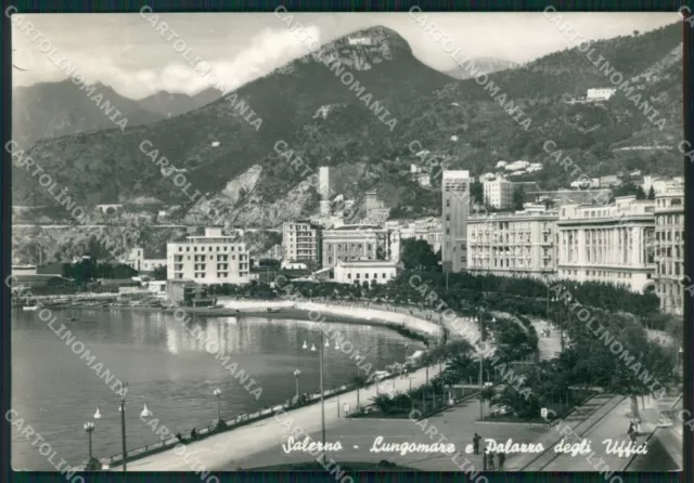 Salerno Città Palazzo degli Uffici Foto FG cartolina KB4068