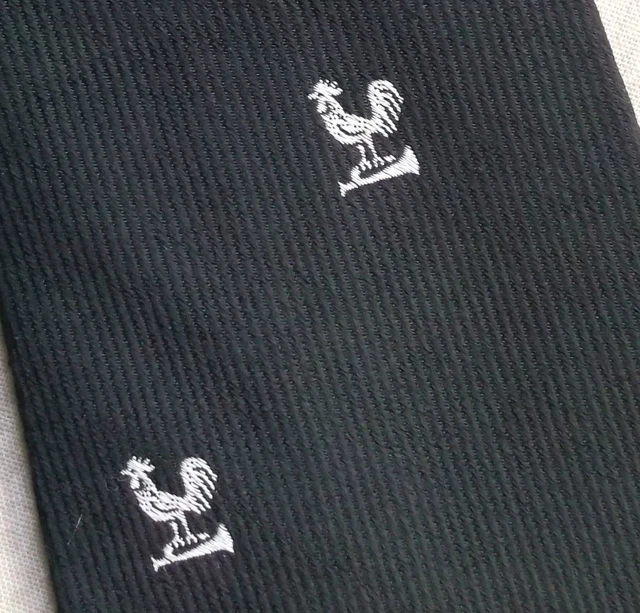 Tie Necktie Mens Vintage Retro COCKEREL TRUMPET