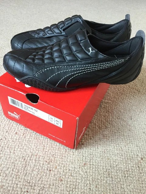 BNIB PUMA UKE Wl Black Leather Ds Slip On Uk10 Us11 Eur44.5 Very Rare 182436 02 199.99 PicClick UK