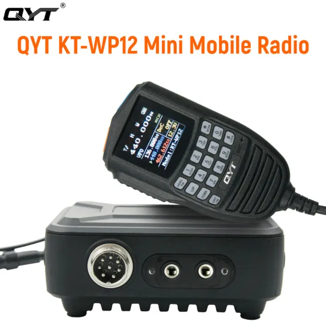 QYT KT-WP12 Mini Radio Mobile 25W 200 Canali VHF UHF Radio Prosciutto Auto Dual Band