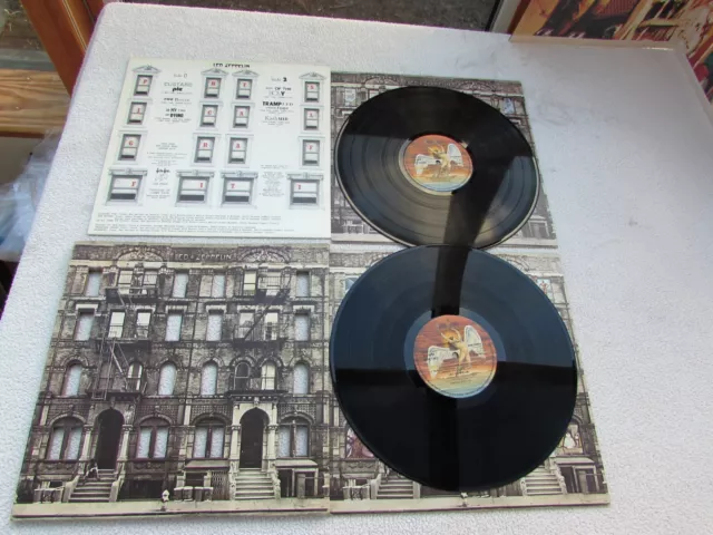 Led Zeppelin Lp Physisches Graffiti Original Uk 1975 1. Pressung Ex + Vinyl