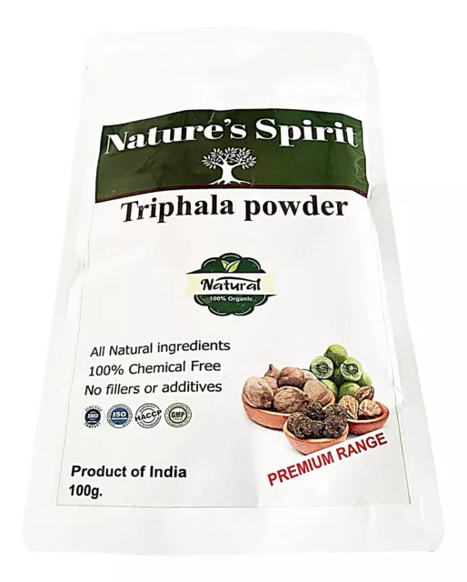 Organic Triphala Powder 100g-BUY 2 GET 1 FREE 1 (JUST ADD 3) 100% PURITY