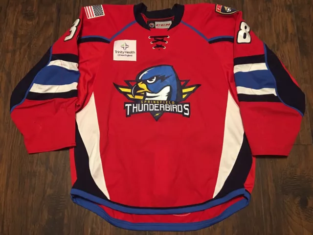 2019-20 Chase Priskie Springfield Thunderbirds Game Worn Jersey – Rookie -  Team Letter