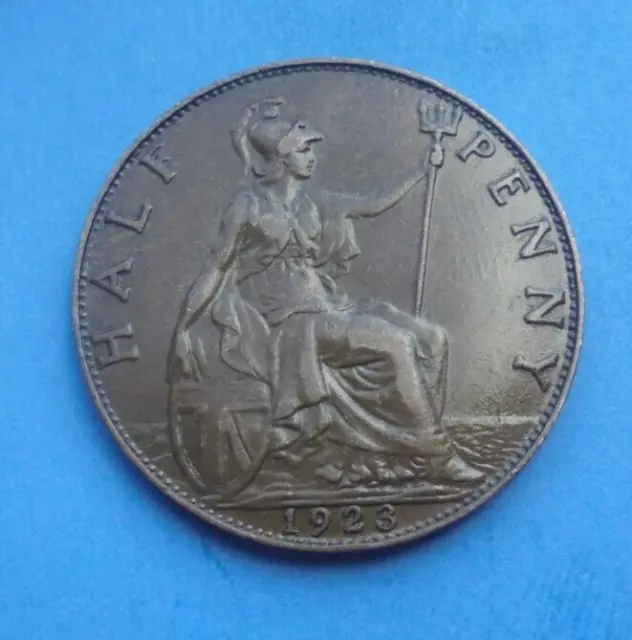 George V Halfpenny 1923, as shown.