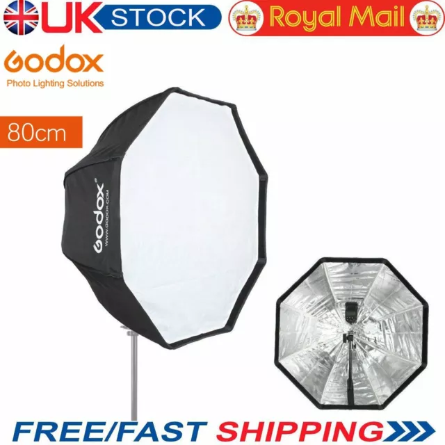 [UK] Godox 80cm Octagon Umbrella Softbox for Speedlite Studio Flash Speedlight