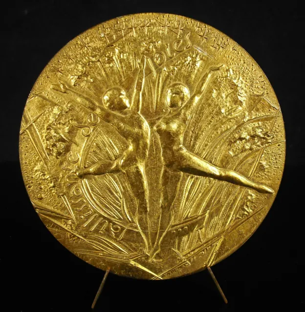 Médaille de voeux de 1983 Bernard Turlan sc 460 g 10 cm happy new year Medal