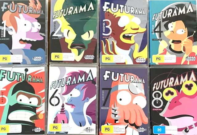 Futurama: The Complete Series | Season 1-8 (DVD, 27 Discs) NEW