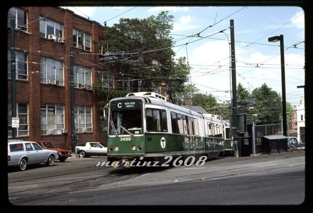(Db) Orig Traction/Trolley Slide Mbta (Boston, Ma) 3499