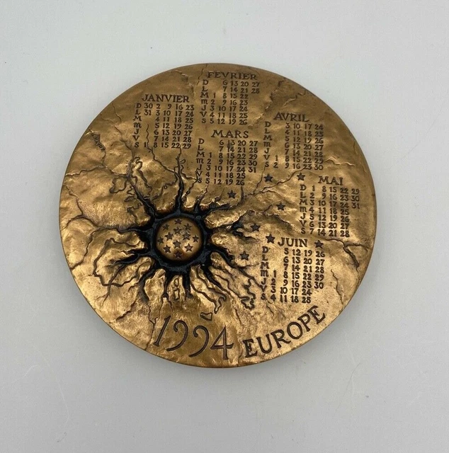 SUPERBE MEDAILLE EN Bronze De La Caravelle 1957 Par R.joly EUR 49,50