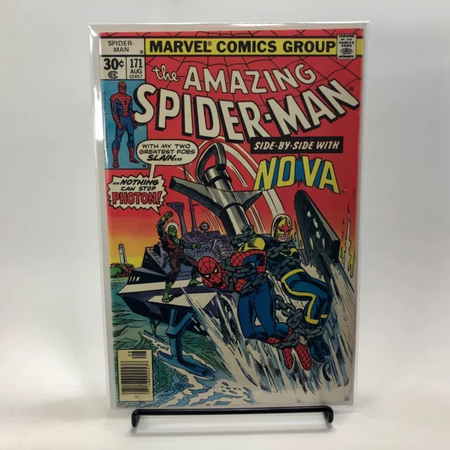 Amazing Spider-Man #171 (VF/NM) - Nova and Photon appearance