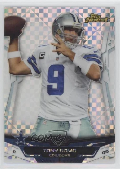2014 Topps Finest X-Fractor Tony Romo #57