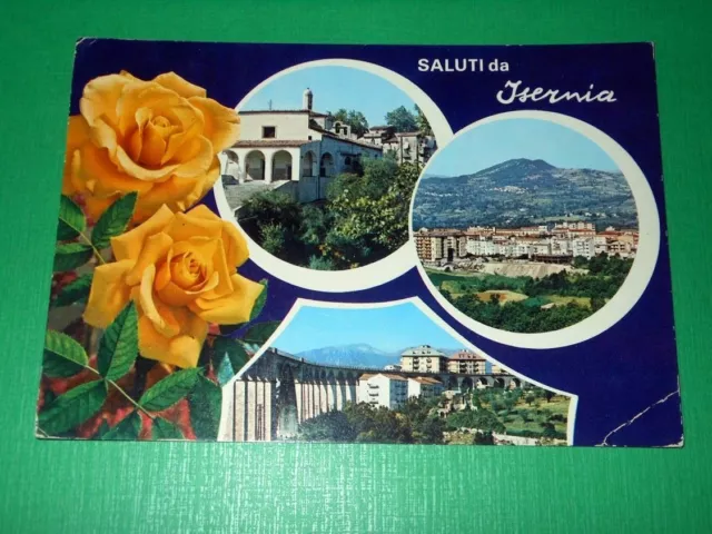 Cartolina Saluti da Isernia - Vedute diverse 1977